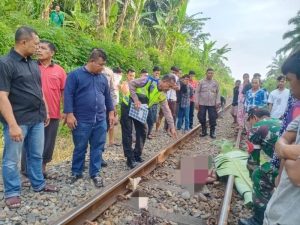 Alami Gangguan Jiwa, Seorang Pria Meninggal Ditabrak Kereta Api Jurusan Rantau Prapat – Medan